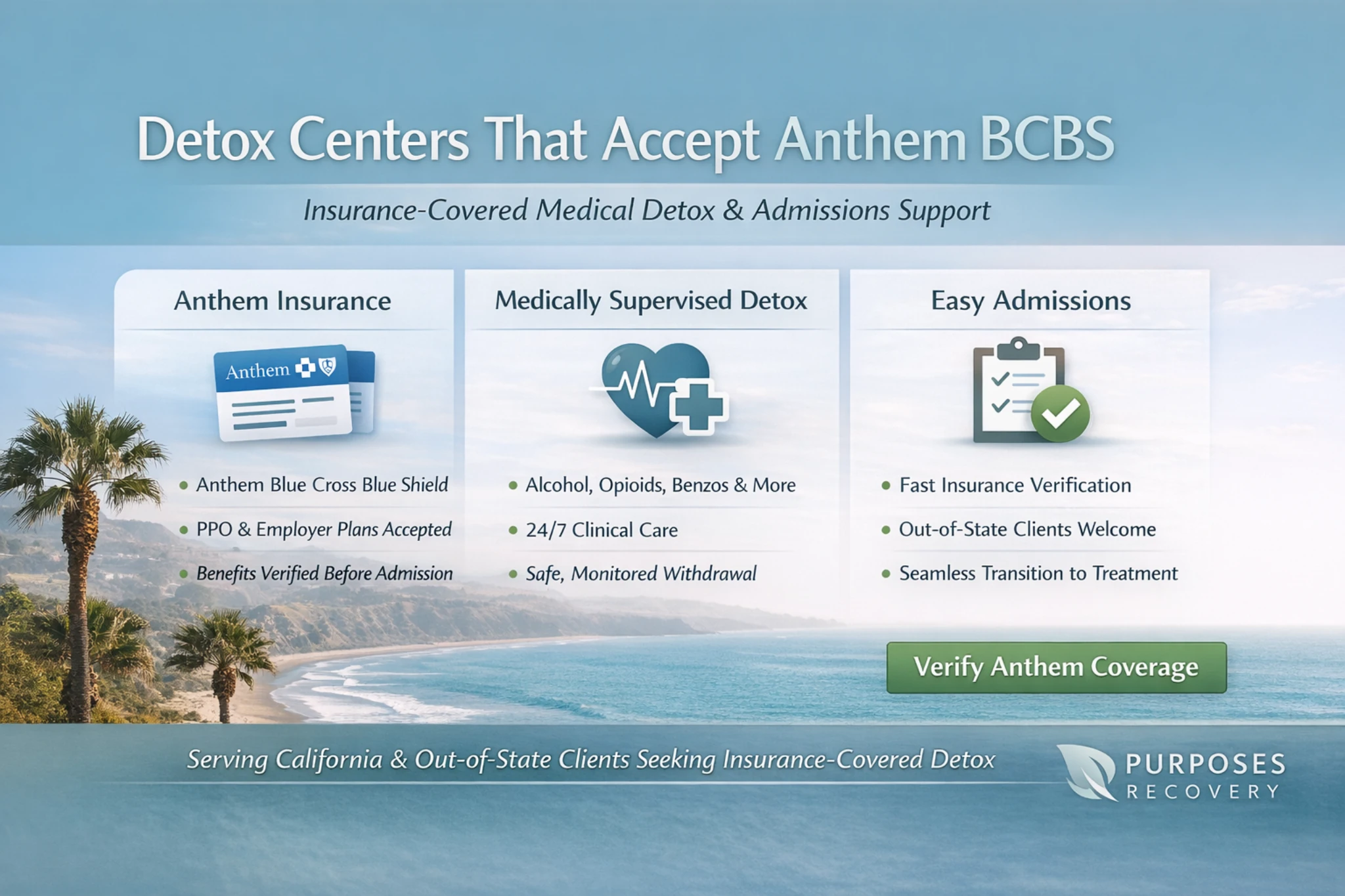 Detox Centers that Accept BCBS Anthem